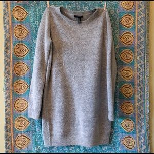 Forever 21 Sweater Dress Gray X-Small